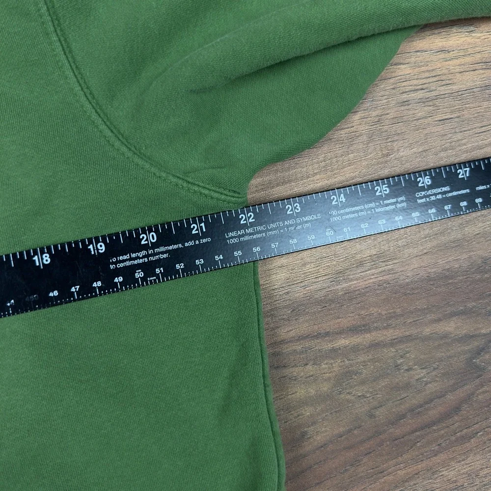The‎ North Face Mens Green Camo Logo Pullover Hoodie Sweatshirt Size Medium